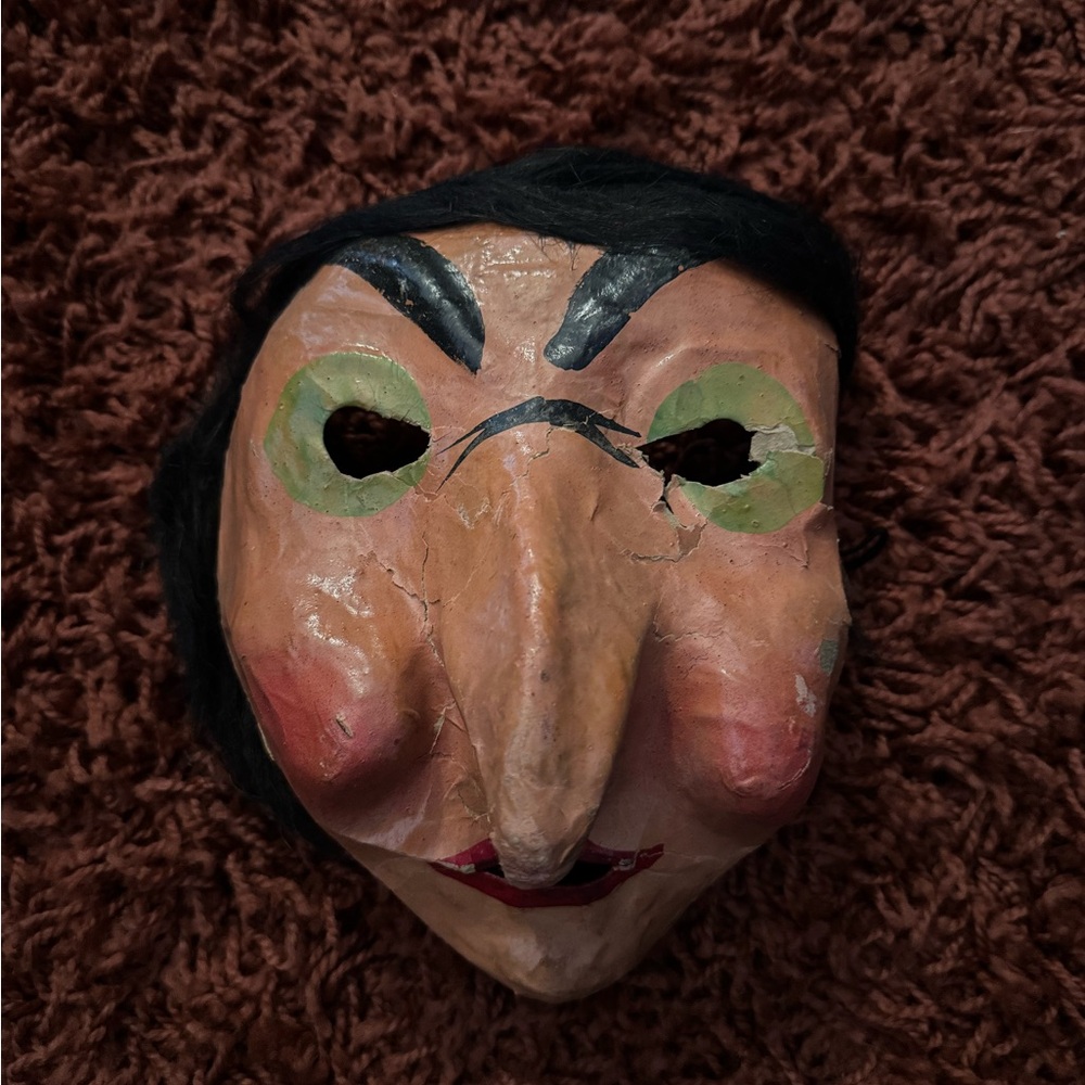 Rare Antique Vintage 1920’s-1930’s German Halloween Mask